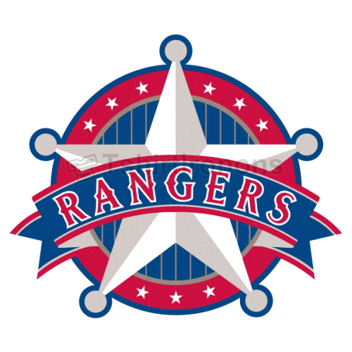 Texas Rangers T-shirts Iron On Transfers N1961 - Click Image to Close